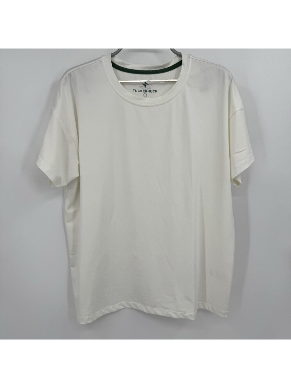 Tuckernuck Sport White Short Sleeve Performance Jersey Ryan Boyfriend Tee L